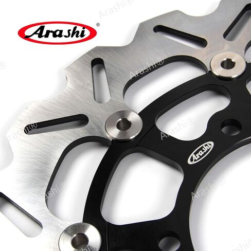 Arashi Brake Disc Rotors Front and Rear for Suzuki GSXR 600 750 2006 2007 K6 K7 / GSXR 1000 2005-2008 K5-K8 Motorcycle Replacement Accessories GSX-R600 GSX-R750 GSX-R 1000 Black 05 06 07 08 in Saudi Arabia