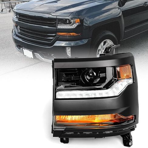 Huray Right Headlight لـ Chevy Silverado 1500 2016-2018 [فقط لنموذج HID] in Kuwait