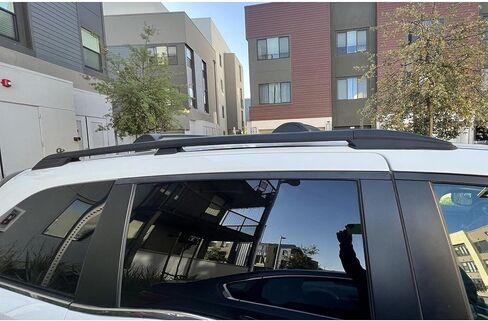 قضبان جانبية رف سقف Kuafu متوافقة مع 2011-2017 Honda Odyssey أمتعة شحن رف الجانبية رف القضبان رف مسحوق مطلي باللون الأسود in Saudi Arabia