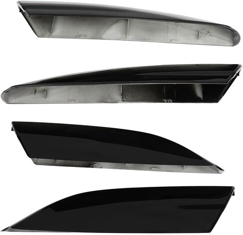 4pcs أسود سقف القضبان رف الغطاء غطاء الغطاء قشرة متوافقة مع 2008 2009 2010 2011 2012 ل Toyota من أجل Highlander استبدال أغطية السكك الحديدية Rack Rack Cross Bar in Kuwait