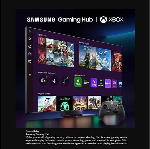 سامسونج 65 بوصة فئة TU690T سلسلة LED Cristal 4K UHD Smart Tizen TV HDR Bluetooth Game Enhancer PurColor متوافق مع Alexa Google & Assistant (متجدد) in Saudi Arabia