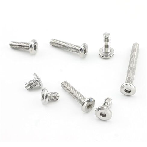 Stainless Steel Flat Head Allen Screws - M4 M5 M6 M8 - 3-30 Pieces Countersunk Hex Socket Screws for Furniture (60mm, M5 10pcs) in Kuwait