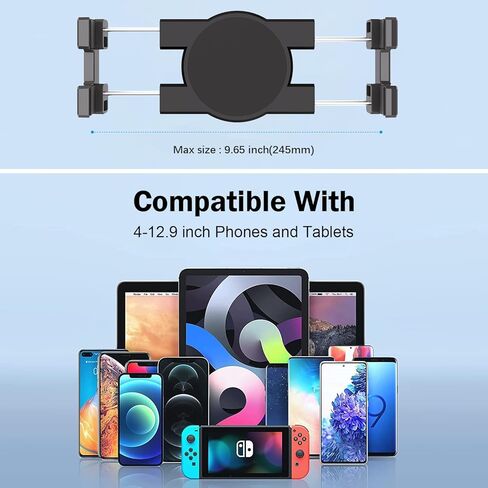 iTODOS iPad Wall Mount, 360°Adjustment Tablet Wall Mount Holder for iPad, iPhone,Kindle Fire HD,Kindle Paper White,Galaxy Tabs,Universal Mount for 4~12.9 inch Tablet and Phone in Kuwait