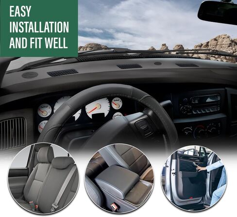 LQI Upper Dashboard لوحة داش متوافق مع Dodge RAM 1500 2002-2005 ، ملائمة ل Dodge RAM 2500 3500 2003-2005 5GT31XDVAA ، 5GT31XDVAB ، 5GT31XDVAC ، 926-121 GRAY in Saudi Arabia