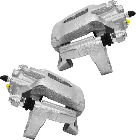 Rear Disc Brake Caliper Assembly with Bracket Compatible with 2012-2016 Ford F-150 / Lobo | Rear Driver & Passenger Brake Calipers | Brake Calipers for 18-B5397 & 18-B5396 in Saudi Arabia