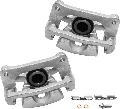 Rear Disc Brake Caliper Assembly with Bracket Compatible with 2012-2016 Ford F-150 / Lobo | Rear Driver & Passenger Brake Calipers | Brake Calipers for 18-B5397 & 18-B5396 in Saudi Arabia