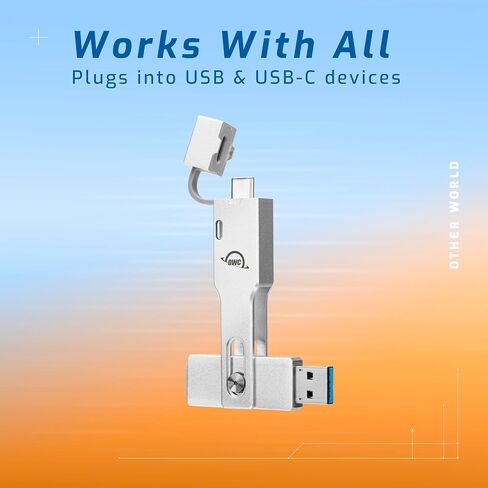 OWC 2.0TB Envoy Pro FX Thunderbolt 3 + USB3.2 Gen 2 USB-C Portable NVMe SSD up to 2800MB/s in Kuwait