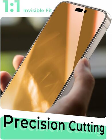 2 PACK for iPhone 16 Pro Max Privacy Screen Protector 6.9 Inch, 10s Auto Dust-Elimination Installation, 100% Anti Spy, 9H Tempered Glass, Scratch Resistant, Full Edge Coverage in Saudi Arabia