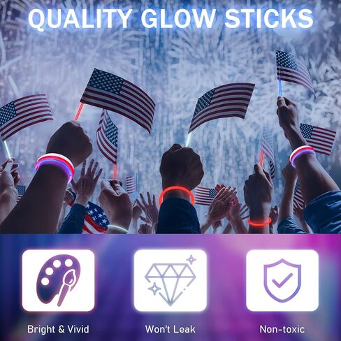Libima 600 Pcs Glow Sticks Bulk with 600 Connectors 8 Inch Glow Stick Necklaces Glow Stick Bracelets Bulk Glow in the Dark Party Supplies for Easter Christmas New Year (Pink) in Kuwait