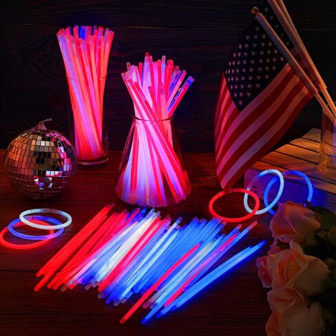 Libima 600 Pcs Glow Sticks Bulk with 600 Connectors 8 Inch Glow Stick Necklaces Glow Stick Bracelets Bulk Glow in the Dark Party Supplies for Easter Christmas New Year (Pink) in Kuwait