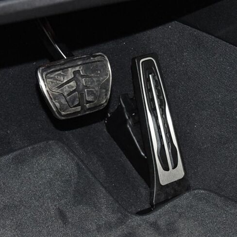 مجموعة غطاء دواسة فرامل فرامل الغاز RHD لـ BMW X3 X4 X5 X6 2 3 4 5 6 7 Series G20 G30 G11 G01 G02 F15 F16 F22 F25 (Black-A) in Saudi Arabia