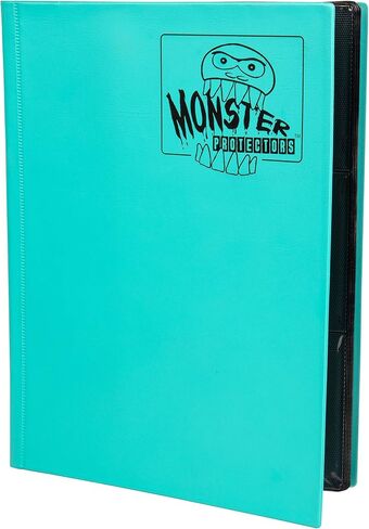 Monster Binder - 9 Pocket Trading Card Album - Matte Red - Holds 360 Yugioh, Magic, and Pokemon Cards in Saudi Arabia