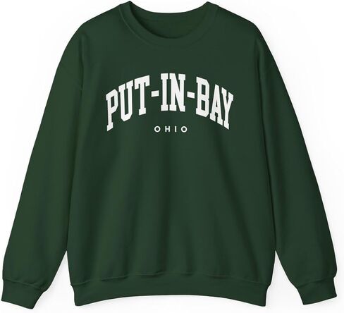Put-In-Bay Ohio Adult Unisex Crewneck Sweatshirt in Saudi Arabia