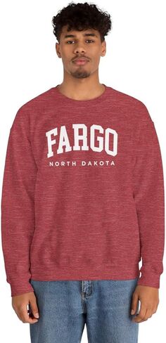 Fargo North Dakota Adult Unisex Crewneck Sweatshirt in Kuwait