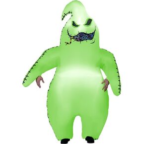 روح الهالوين الكابوس قبل عيد الميلاد البالغ البالغ الإضاءة Oogie Boogie زي قابلة للنفخ | مرخص رسميا | ديزني - OS in Kuwait