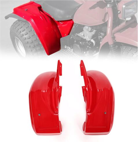 Kuafu الخلفية Fender Kit متوافقة مع 1982-1984 Honda ATC200E ATC200ES BIG Red 1984-1985 Honda ATC200M Mudguard Mudman in Saudi Arabia