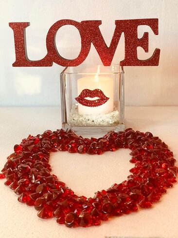 THE QUEENS' JEWELS American Flag Jeweled 4x4 Candle Holder Vase - Unique Gift for Women, Birthday, Cute, Fun, Cocktail, Queen, Not Painted, Decorated, Bling, Bedazzled, Rhinestone in Saudi Arabia