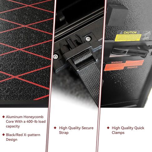 غطاء Tri-Fold Tonneau صلبًا مناسبًا لتويوتا تاكوما 2024 2025 5 أقدام سرير ، غطاء سرير شاحنة مقاوم للماء متوافق مع 2024 2025 تاكوما ، بدون تثبيت الحفر ، بناء الألومنيوم in Saudi Arabia