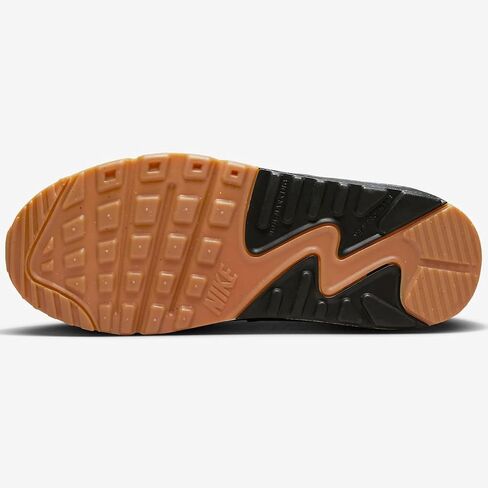 أحذية Nike Air Max 90 LTR Big Kids (CD6864-024 ، Black/Team Red/Gum Brown/White) 5.5 in Saudi Arabia