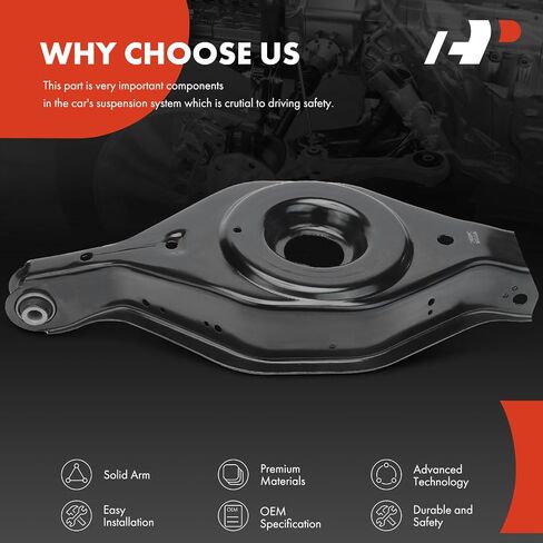 A-Premium Rear Lower Rearward Control Arm with Bushing Compatible with Nissan Pathfinder 2005-2012, Armada 2006-2015 & Infiniti QX56 2007-2010 in Saudi Arabia