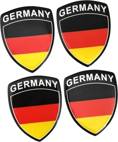 PTDecals 4 PCS 4x5CM Soft Flexible Epoxy Italy Italian Flag Emblem Sticker Decals for Vehicle Auto Car Motorcycle Helmet Home Decoration in Kuwait
