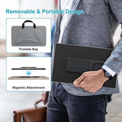 2025 Upgrade Laptop Screen Extender Portable Monitor, 14" 1080P FHD IPS Screen, Monitor Extender for Laptop, Fit for 13-17" Laptop, Plug & Play Compatiable with Windows/Mac/Chrome/Android/Switch in Kuwait