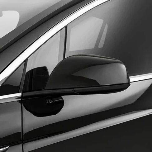 SlickMod Chrome Delete Blackout Vinyl Overlay for Tesla Model X (6. Front Bumper Trim, Satin Black) in Saudi Arabia