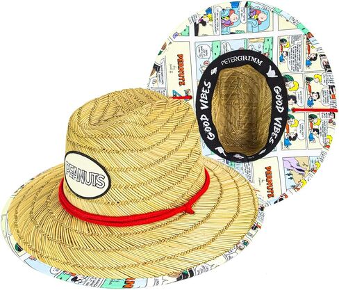 Peter Grimm Peanuts Cartoon Collection, Lifeguard Sun Protetction Straw Sun Hats in Saudi Arabia
