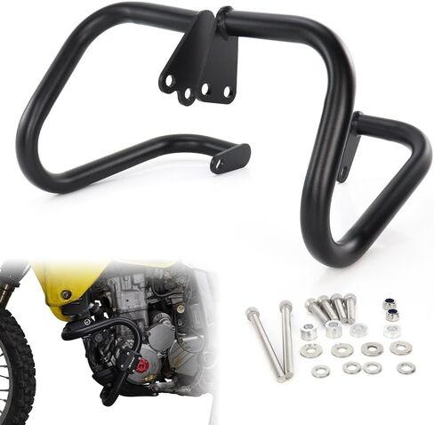 Xitomer متوافق مع DRZ400 / DRZ400E / DRZ400S 2000-2024 حارس المحرك ملائمة لعام 2024 DRZ400SM 2005-2024 BAR MOTARDER BAR الصلب محرك المحرك المحرك الحراس الوفير in Kuwait