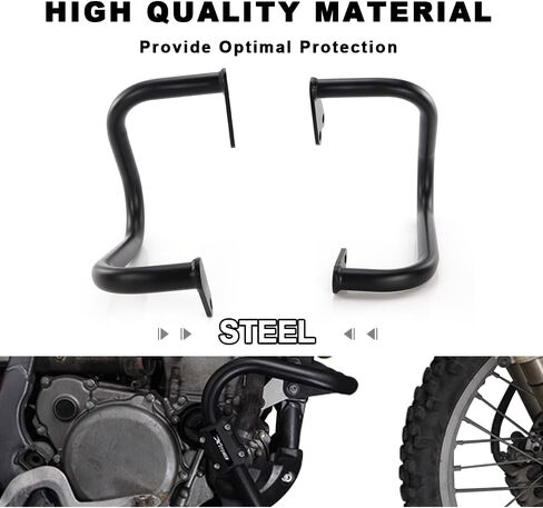Xitomer متوافق مع DRZ400 / DRZ400E / DRZ400S 2000-2024 حارس المحرك ملائمة لعام 2024 DRZ400SM 2005-2024 BAR MOTARDER BAR الصلب محرك المحرك المحرك الحراس الوفير in Kuwait