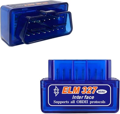 ELM327 OBDⅡ Car Auto Diagnostic Scanner, Mini OBDII Professional Bluetooth Scan Tool and Code Reader, Wireless Interface OBD2 Auto Diagnostic Tool for Android and iOS in Saudi Arabia