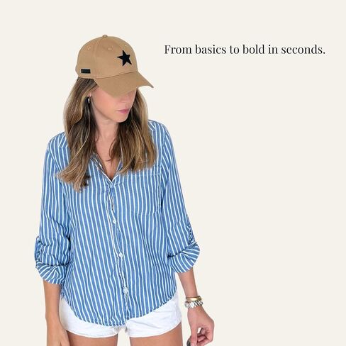 Trucker Hat Women – Trendy Fashion Baseball Cap with Embroidered Star – Aesthetic Cute Summer Hat in Saudi Arabia
