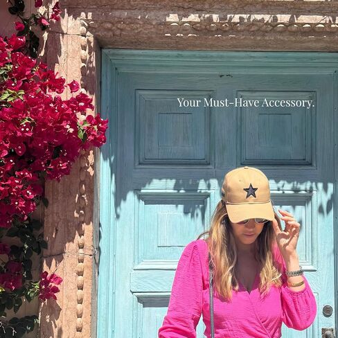 Trucker Hat Women – Trendy Fashion Baseball Cap with Embroidered Star – Aesthetic Cute Summer Hat in Saudi Arabia