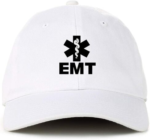 الطوارئ EMT البيسبول كاب مطرزة القطن قبعة أبي قابلة للتعديل in Kuwait