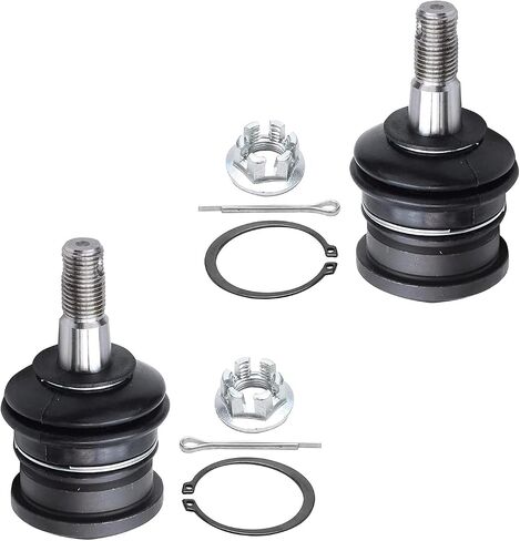 Detroit Axle - Front 14pc Suspension Kit for 2001-2002 Toyota Sequoia, 4 Tie Rod Ends 4 Ball Joints 4 Front and Rear Sway Bars 2 Boots & Bellows Replacement in Saudi Arabia