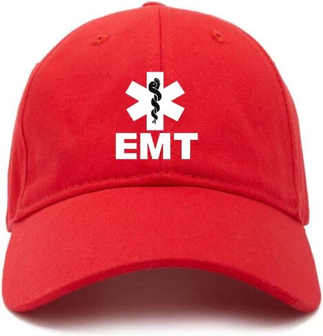 الطوارئ EMT البيسبول كاب مطرزة القطن قبعة أبي قابلة للتعديل in Kuwait