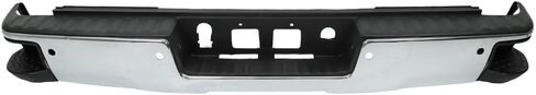 Suitable for Chrome Rear Bumper for 2014-2018 Chevy Silverado & GMC Sierra 1500 - Durable Steel Assembly with Sensor and Corner Holes (GM1103175) in Saudi Arabia