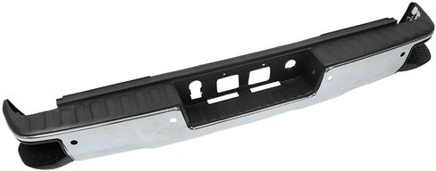 Suitable for Chrome Rear Bumper for 2014-2018 Chevy Silverado & GMC Sierra 1500 - Durable Steel Assembly with Sensor and Corner Holes (GM1103175) in Saudi Arabia