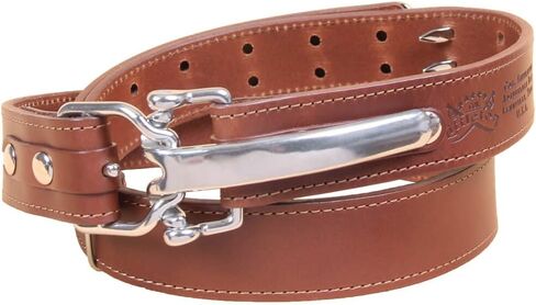 Col. Littleton Handmade Leather Cinch Belt No. 5 - قابلة للتعديل مصنوعة يدويًا في لينفيل ، تينيسي الولايات المتحدة الأمريكية in Kuwait