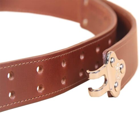 Col. Littleton Handmade Leather Cinch Belt No. 5 - قابلة للتعديل مصنوعة يدويًا في لينفيل ، تينيسي الولايات المتحدة الأمريكية in Kuwait