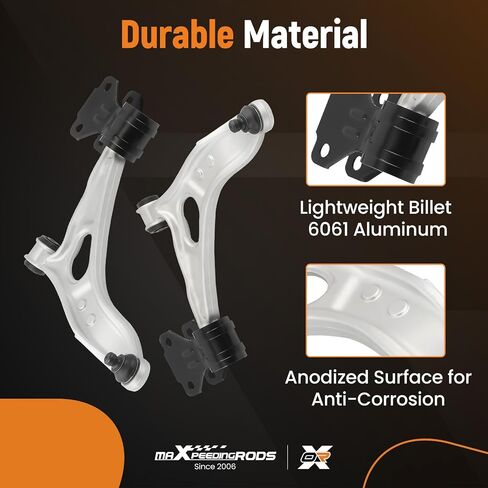 maXpeedingrods 2Pcs Front Lower Control Arm with Ball Joint for Ford Focus 2012-2018 (Excludes 15" Wheels& ST) for Ford C-Max 2013-2018, K622753 K622788 in Saudi Arabia