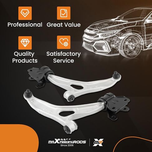 maXpeedingrods 2Pcs Front Lower Control Arm with Ball Joint for Ford Focus 2012-2018 (Excludes 15" Wheels& ST) for Ford C-Max 2013-2018, K622753 K622788 in Saudi Arabia