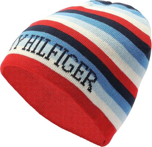 Tommy Hilfiger Boys' Stripe Reversible Beanie in Saudi Arabia