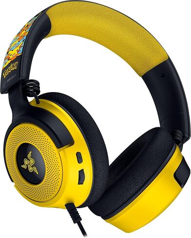 Razer Kraken V4 X Wired Gaming Headset: 40 mm Drivers - Cardioid Mic - Memory Foam Cushions - Chroma RGB Lighting - Type C & Type A Cable - for PC, Mac, PS5, Nintendo Switch, Steam Deck, Smartphone in Kuwait