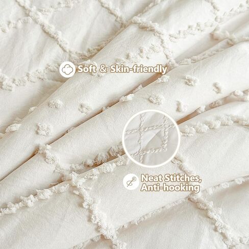 Wowelife Ruffle Crib Bedding Set for Girls Boys 3PCs Boho Crib Comforter Set Beige Baby Crib Bedding Set Nursery Bedding Sets Girls Include Quilted Comforter, Crib Skirt and Crib Sheet, Beige in Kuwait