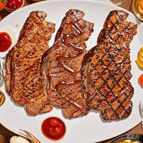 3PCS Artificial Steak Lifelike Fake Steak Food Meat Model for Kitchen Home Market Display Photography Props Party Decoration in Saudi Arabia