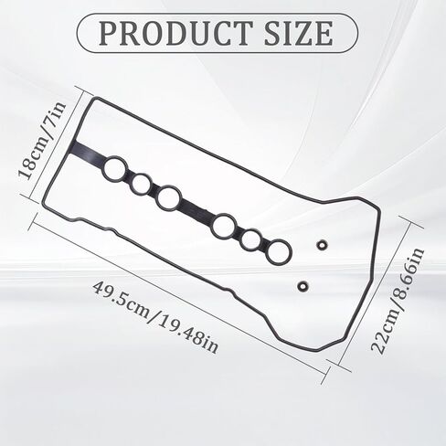 VS50542R Engine Valve Cover Gasket Set Compatible with Toyota Corolla Valve Cover Gasket Seal 1.8L Gromets Spyder Chevrolet Chevy Prizm Pontiac 2000 2001 2002 2003 2004 2005 2006 2007 2008 VC2024 in Kuwait