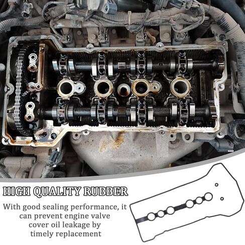 VS50542R Engine Valve Cover Gasket Set Compatible with Toyota Corolla Valve Cover Gasket Seal 1.8L Gromets Spyder Chevrolet Chevy Prizm Pontiac 2000 2001 2002 2003 2004 2005 2006 2007 2008 VC2024 in Kuwait