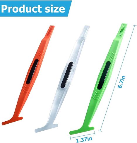 Car Micro Wrapp Curves Set ، 3pcs مجموعة أدوات Tint Slot Slot Slot المرنة مع صلابة مختلفة ، وملحقات السيارات العالمية لختم تثبيت الفيلم in Kuwait