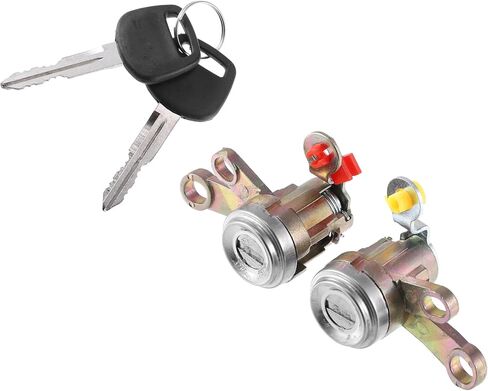 X AutoHaux 1 Set Set Switch Lock Cylinder مع مفتاح Toyota Camry 1992 1993 1994 1995 1996 استبدال 69052-33010 69051-33010 in Saudi Arabia